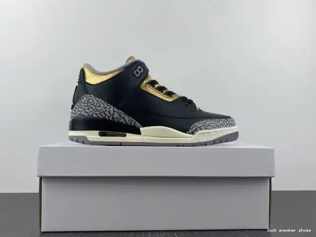Reps LUCY WMNS Black Jordan CK9246-067 Gold 3 Air 0501